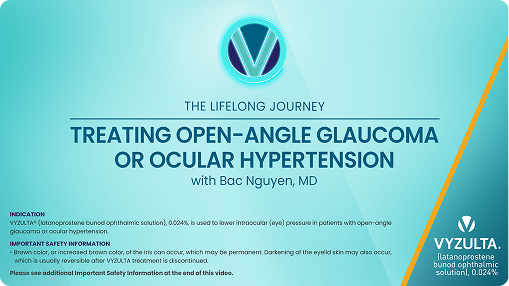 Video: Treating open-angle glaucoma or ocular hypertension